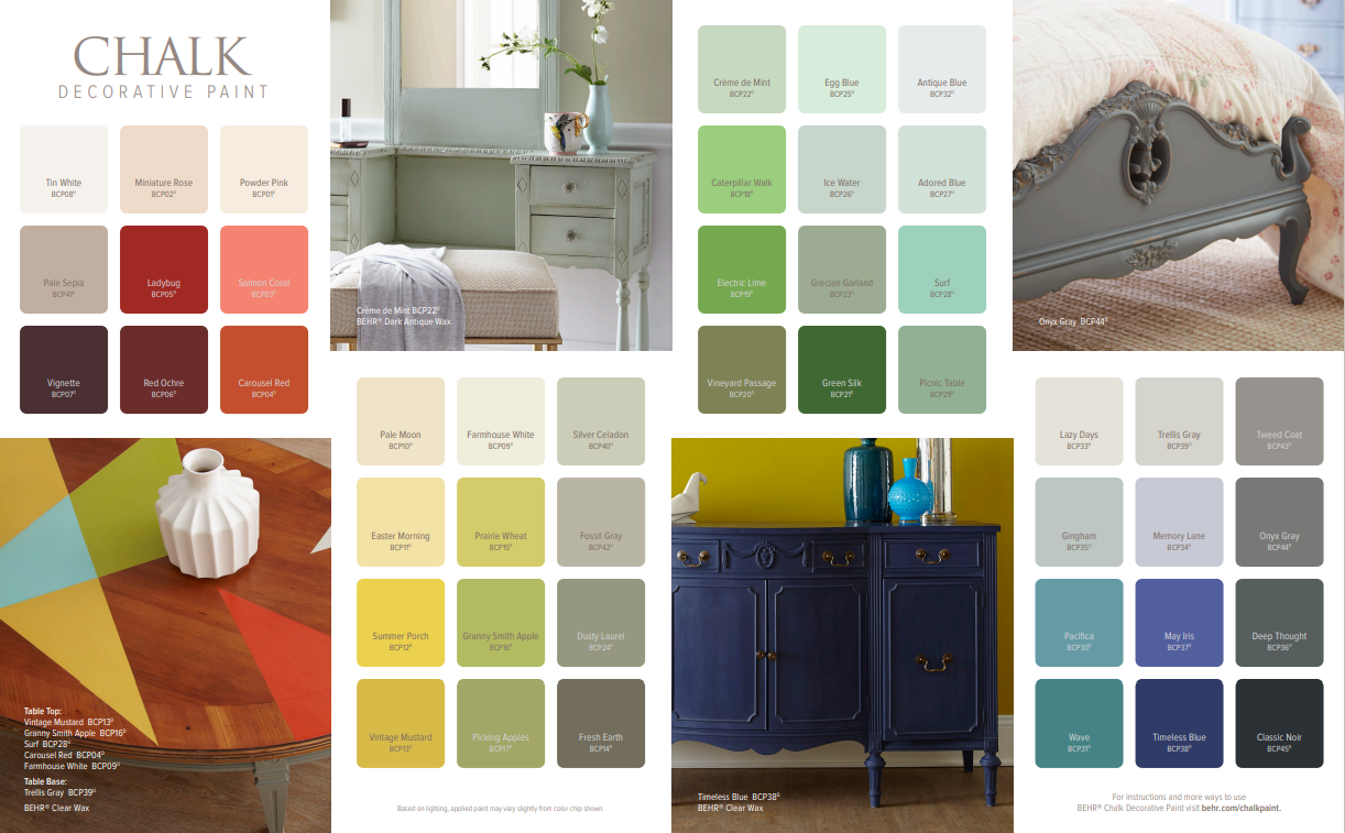 The Best Chalk Paint Colors from Each Chalk Paint Brand